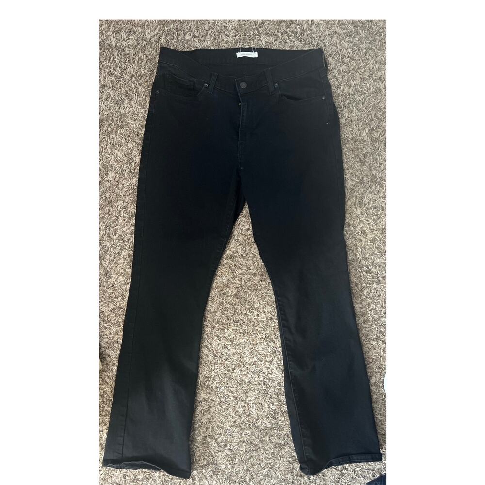 Levi’s Classic Bootcut Jeans Women’s Size 14 W32 L32 Black Stretch Mid Rise